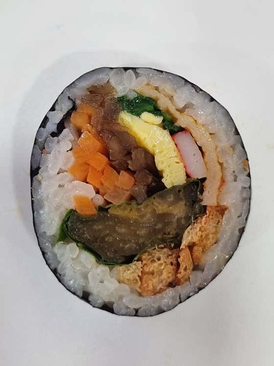 묵은지김밥 메뉴 사진(네이버)