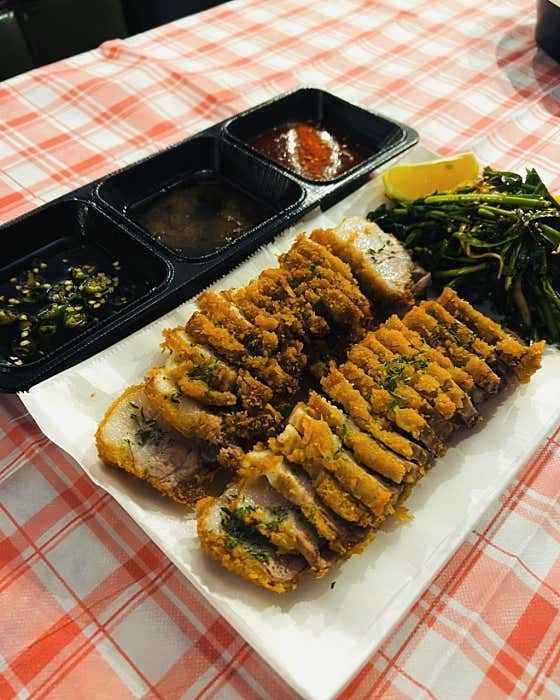튀김 수육 메뉴 사진(네이버)