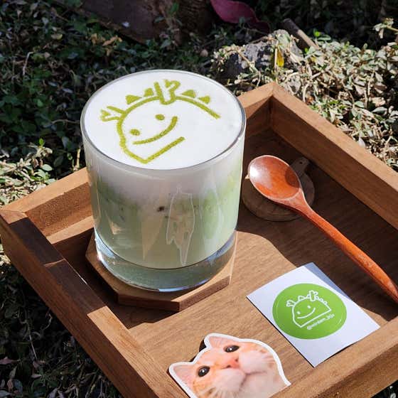 피스타치오 미릉라떼 메뉴 사진(네이버)
