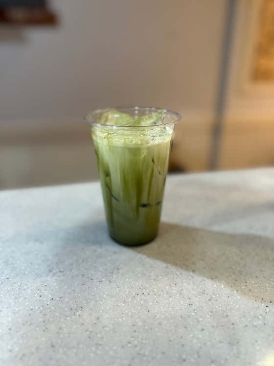 녹차라떼 메뉴 사진(네이버)