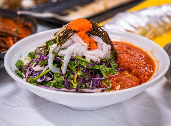 한치물회 메뉴 사진(네이버)