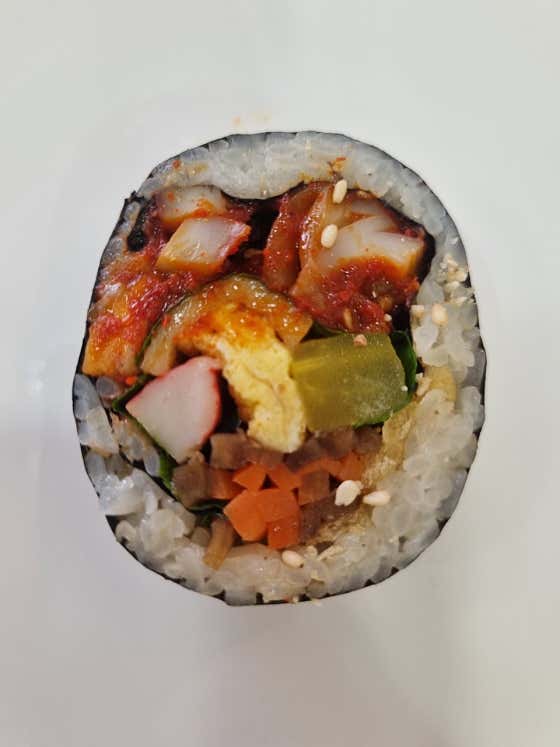 불오징어김밥 메뉴 사진(네이버)