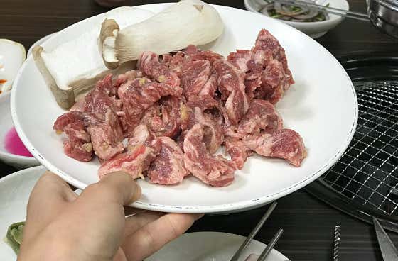 소갈비살 메뉴 사진(네이버)