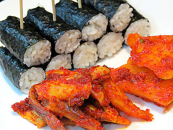 충무김밥(2인분) 메뉴 사진(네이버)