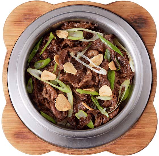 대파차돌솥밥 메뉴 사진(네이버)