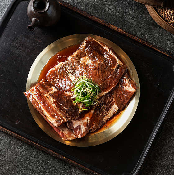 돼지수제갈비 메뉴 사진(네이버)