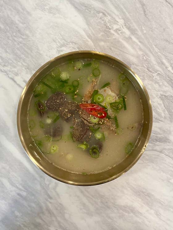 순대 고기 국밥(육수 맛 선택가능) 메뉴 사진(네이버)