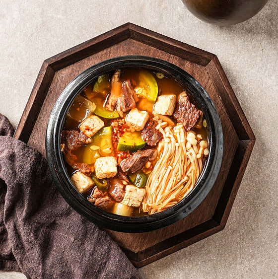 한우 된장찌개 메뉴 사진(네이버)