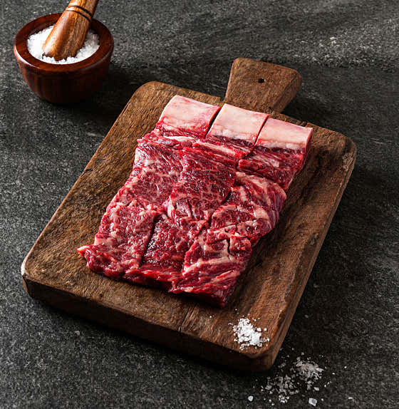 한우 VIP프리미엄생갈비 메뉴 사진(네이버)