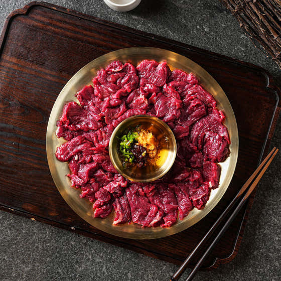 한우뭉티기 메뉴 사진(네이버)