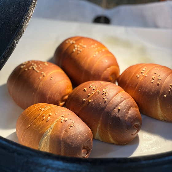 막걸리 소금빵 메뉴 사진(네이버)