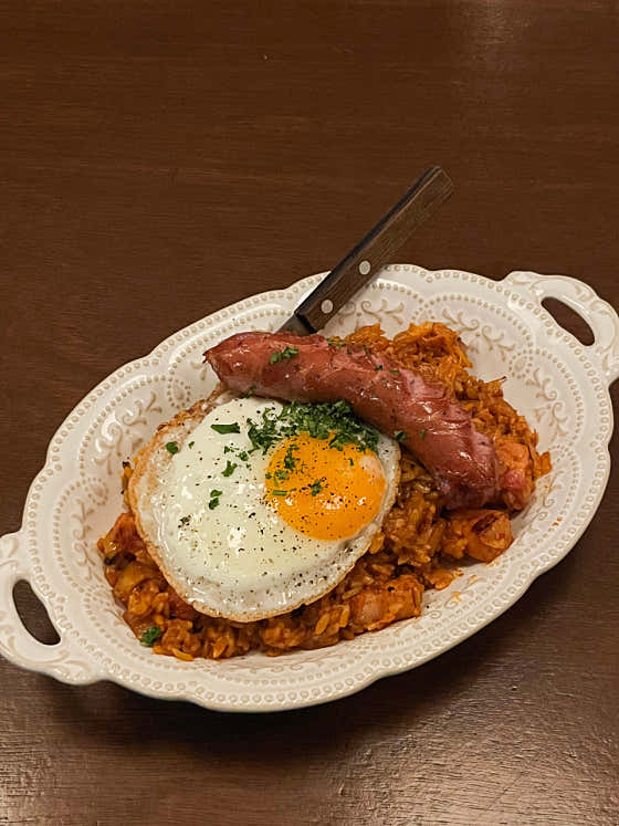 김치필라프 메뉴 사진(네이버)