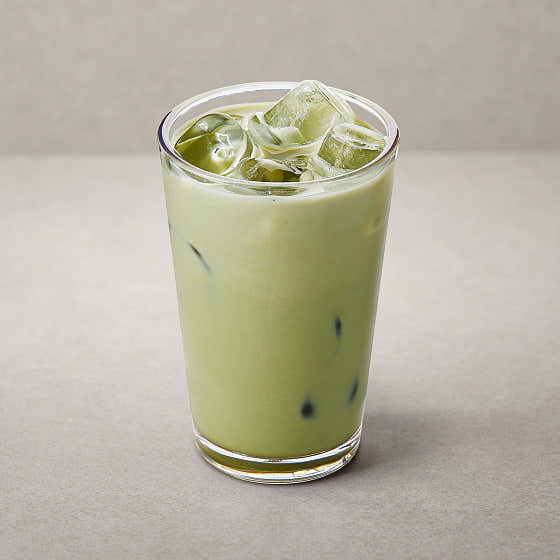 녹차라떼 ICE 메뉴 사진(네이버)
