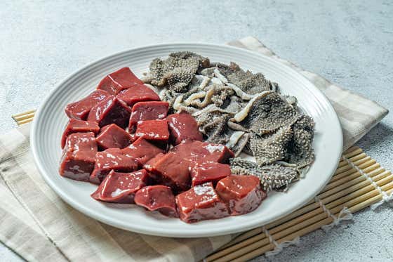 간천엽 메뉴 사진(네이버)