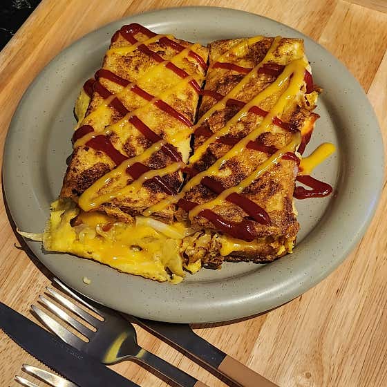 햄치즈토스트 메뉴 사진(네이버)