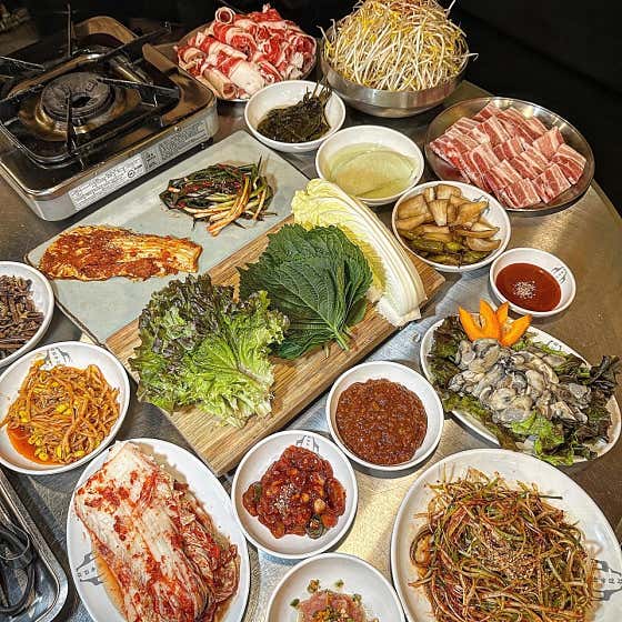 우삼겹150g 메뉴 사진(네이버)