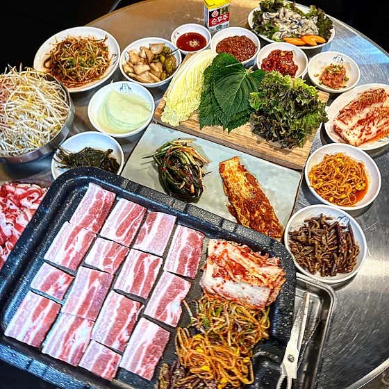 삼겹살150g 메뉴 사진(네이버)
