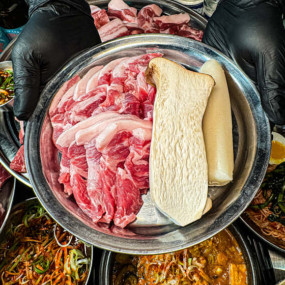 제주백돈 덜미살(170g) 메뉴 사진(네이버)