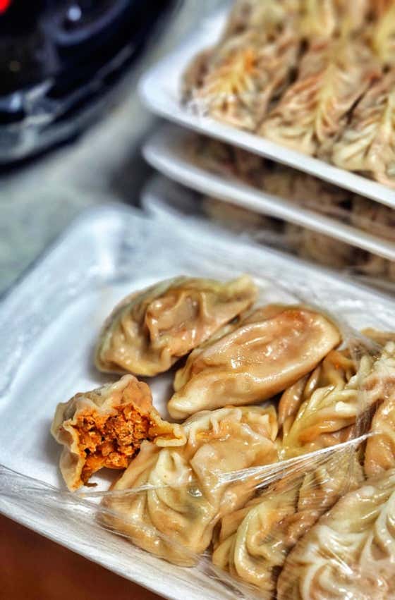 직접 만든 김치&고추김치 찐만두 메뉴 사진(네이버)