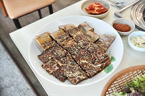 이동갈비 450g 메뉴 사진(네이버)