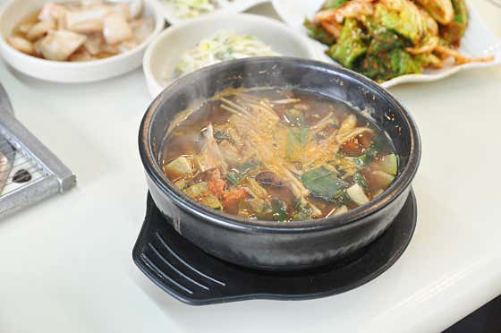 된장찌개 메뉴 사진(네이버)