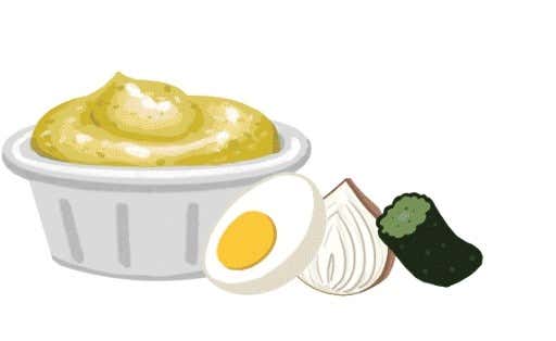 수제 디핑소스 - 계란 타르타르 소스 메뉴 사진(네이버)