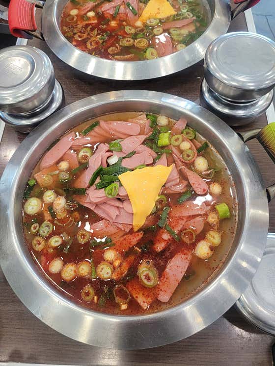 부대찌개(1인) 메뉴 사진(네이버)