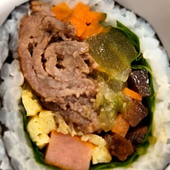 불고기김밥 bulgogi gimbap 메뉴 사진(네이버)