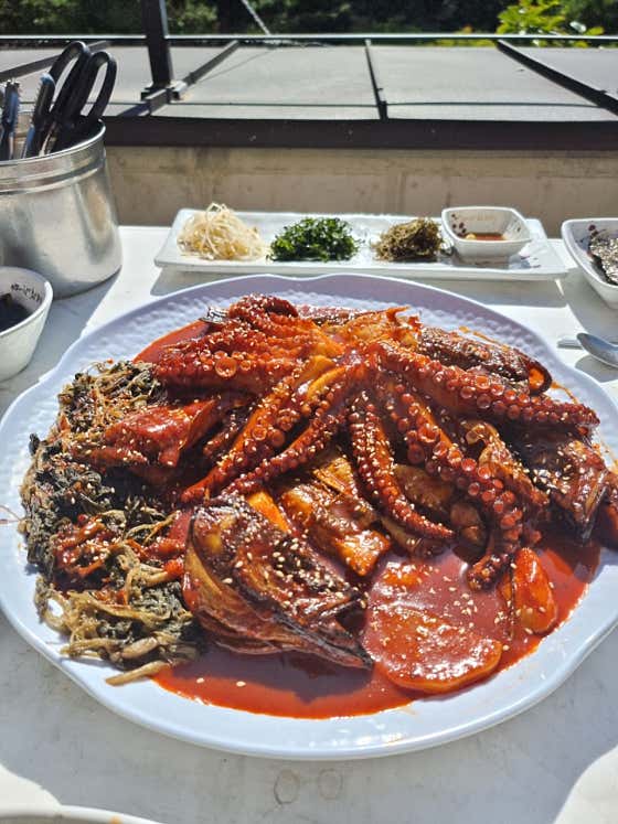 통문어코다리(소) 메뉴 사진(네이버)