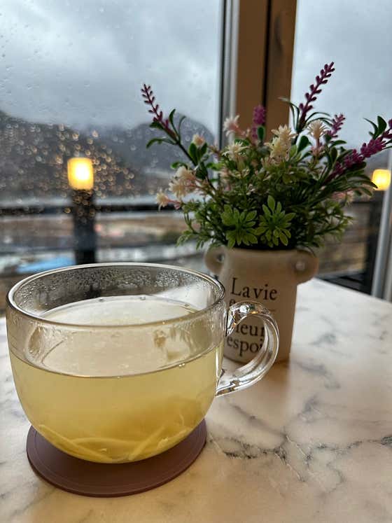 레몬생강차(수제) 메뉴 사진(네이버)