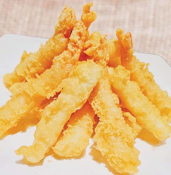 반반튀김(갑오징어/새우) 메뉴 사진(네이버)