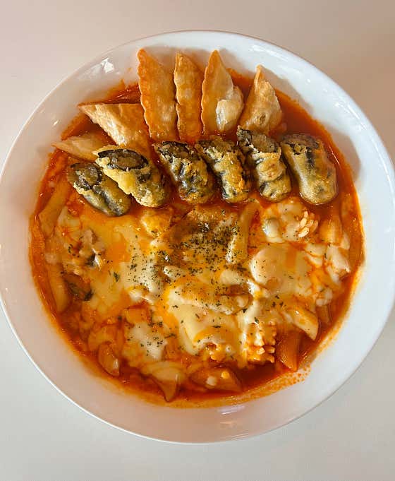 매콤 해물떡볶이 메뉴 사진(네이버)