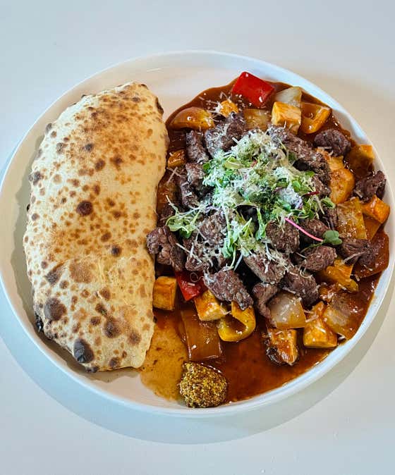 소고기 찹 스테이크 메뉴 사진(네이버)