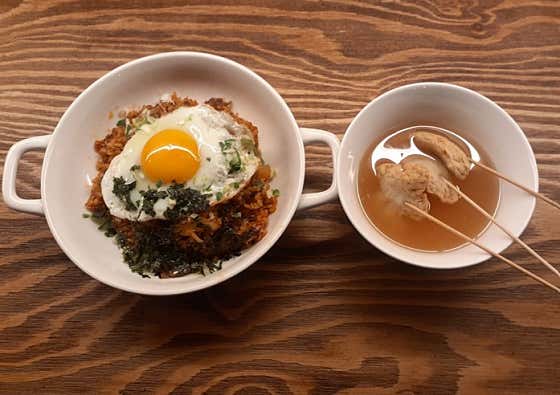 철판볶음밥(김치,새우) 메뉴 사진(네이버)
