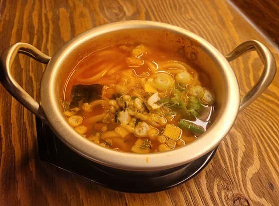 냄비우동 메뉴 사진(네이버)