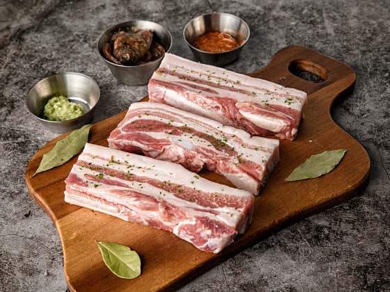 오겹살(170g) 메뉴 사진(네이버)