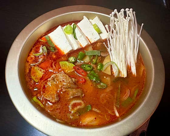 감자짜글이 메뉴 사진(네이버)