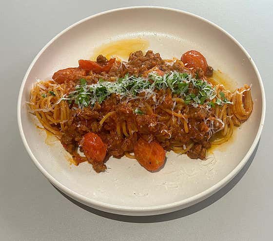 토마토라구파스타 메뉴 사진(네이버)
