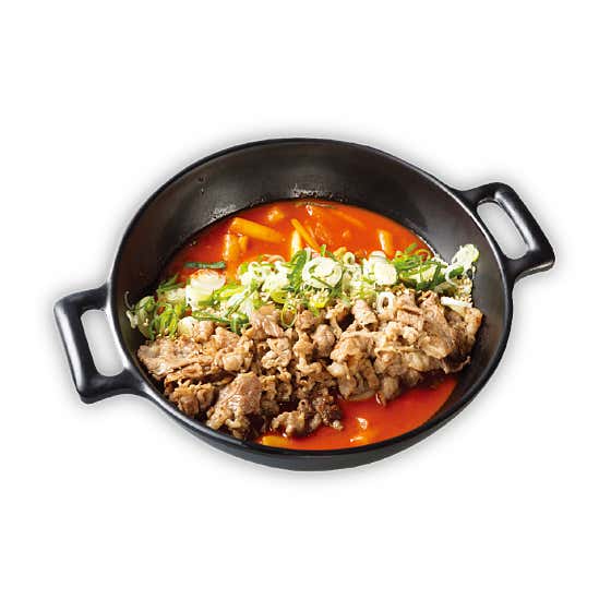 직화우삼겹떡볶이 메뉴 사진(네이버)