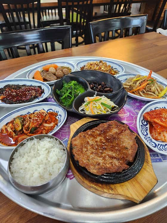 떡갈비정식(400석, 예약인만가능) 메뉴 사진(네이버)