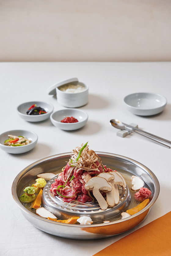 송고버섯 불고기구이 (중.석식가능) 메뉴 사진(네이버)