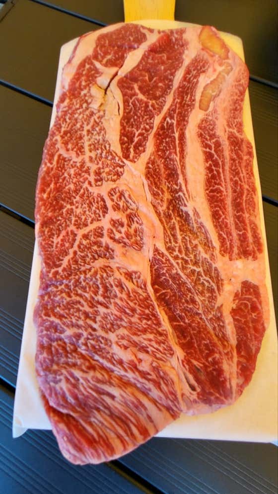 등심(100g) 메뉴 사진(네이버)