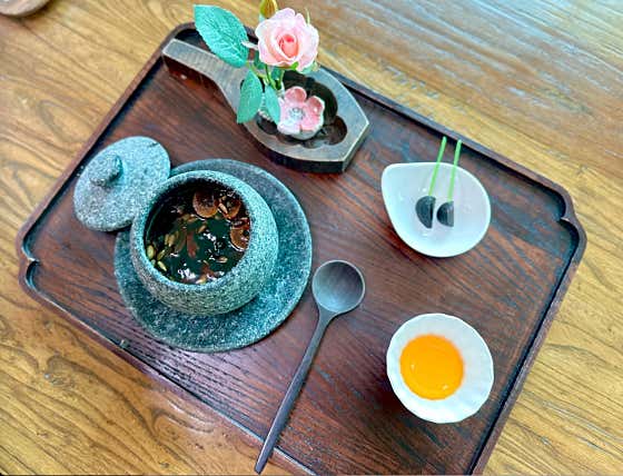 약선 돌솥전통차 메뉴 사진(네이버)