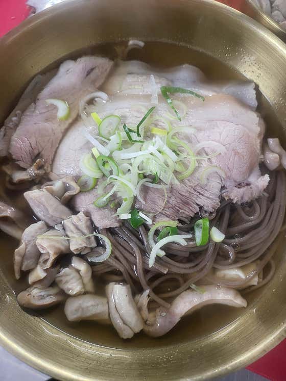 곰탕국수 메뉴 사진(네이버)