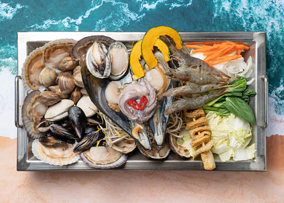 하와이조개전골(2인) 메뉴 사진(네이버)