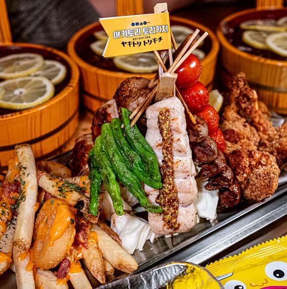 특선 야키토리 세트 메뉴 사진(네이버)