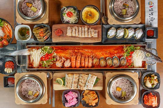 1미터 통갈치조림+은갈치구이 세트 메뉴 사진(네이버)
