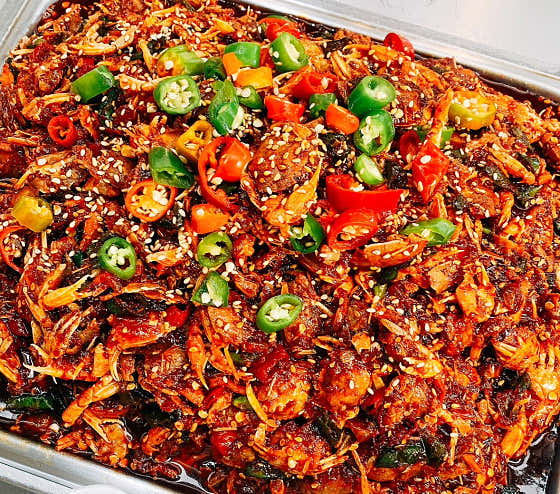 게무침 메뉴 사진(네이버)