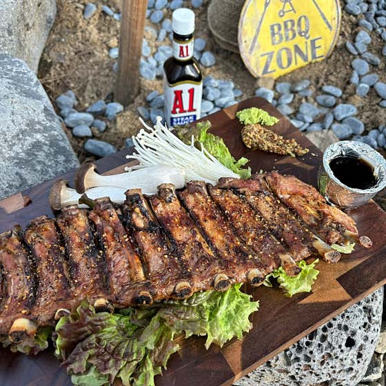 바베큐 폭립 1kg, 1.5kg 메뉴 사진(네이버)
