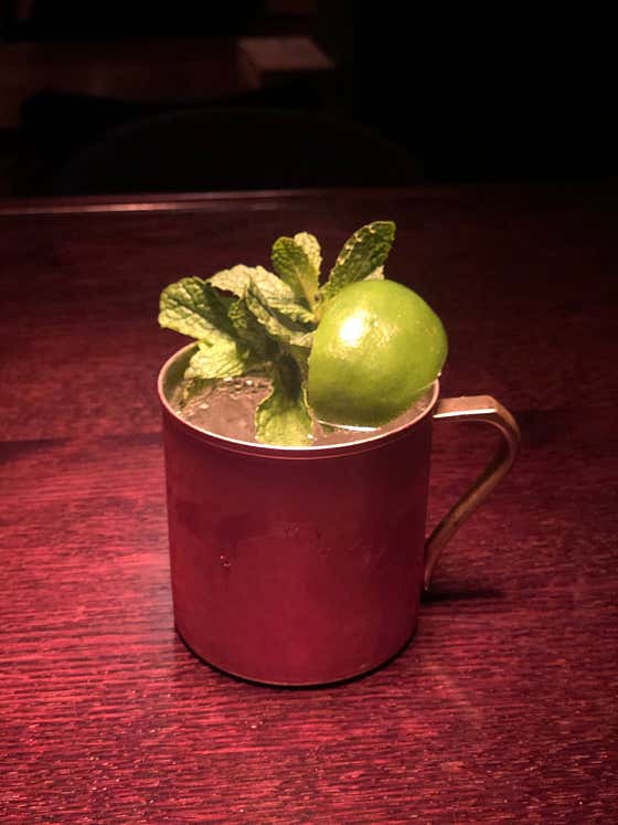 MOSCOW MULE 메뉴 사진(네이버)